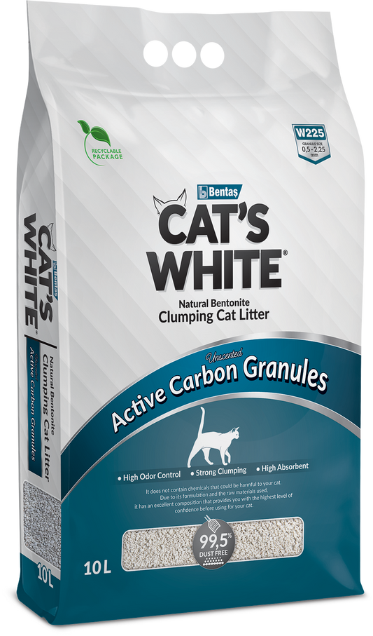 CAT'S WHITE Active Carbon - 10 Litros
