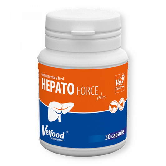 VETFOOD - HepatoForce Plus - Suplemento Para Disfunções Hepáticas